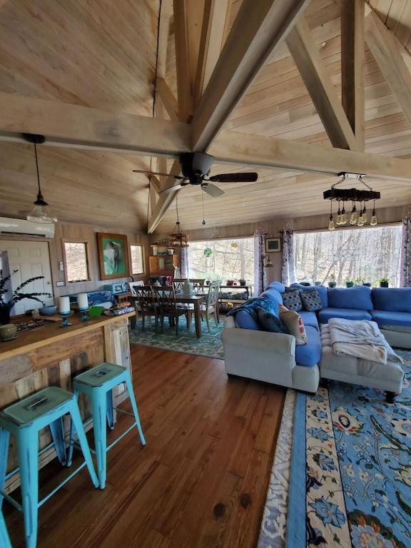 Treehouse Cathedral In Blue Ridge Mountains, Nc Villa Burnsville Luaran gambar